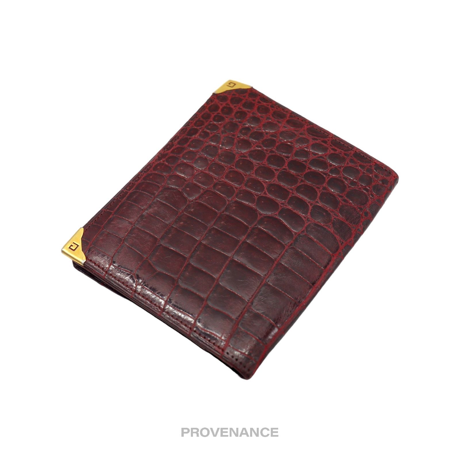 Givenchy 🔴 Givenchy Pocket Organizer Wallet - Burgundy Crocodile Size ONE SIZE - 4 Thumbnail