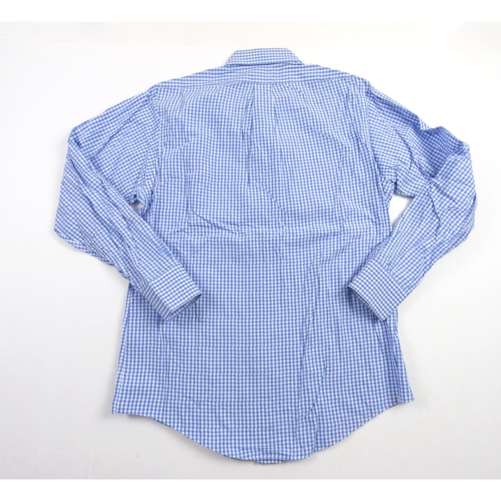 Brooks Brothers VINTAGE Brooks Brothers Men's Long Sleeve Button Up Shirt Casual Formal Workwear Plaid Blue L Size US L / EU 52-54 / 3 - 4 Thumbnail