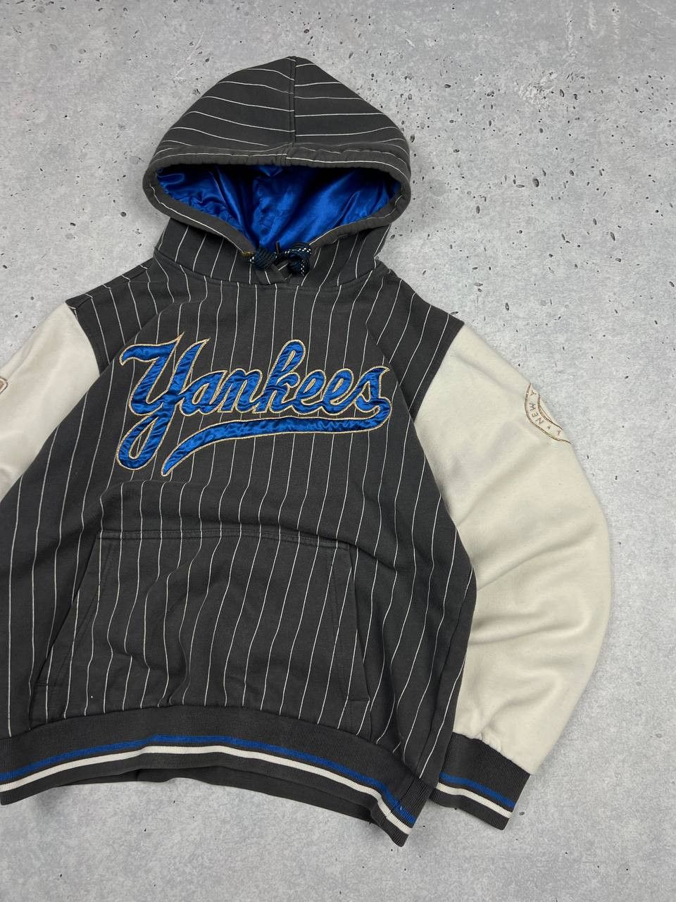 New York Yankees × Vintage Vintage New York Yankees Big Logo Oversized Hoodie Y2K USA Size US M / EU 48-50 / 2 - 2 Thumbnail