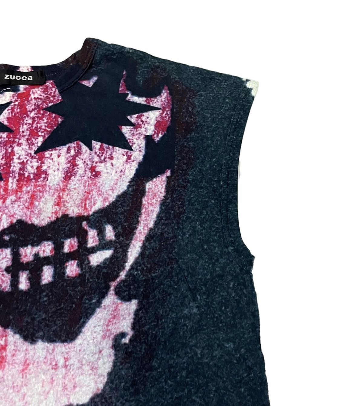 Zucca Vintage Zucca X Andreas Jenne/Skullux Sleeveless Tshirt Size US M / EU 48-50 / 2 - 2 Thumbnail