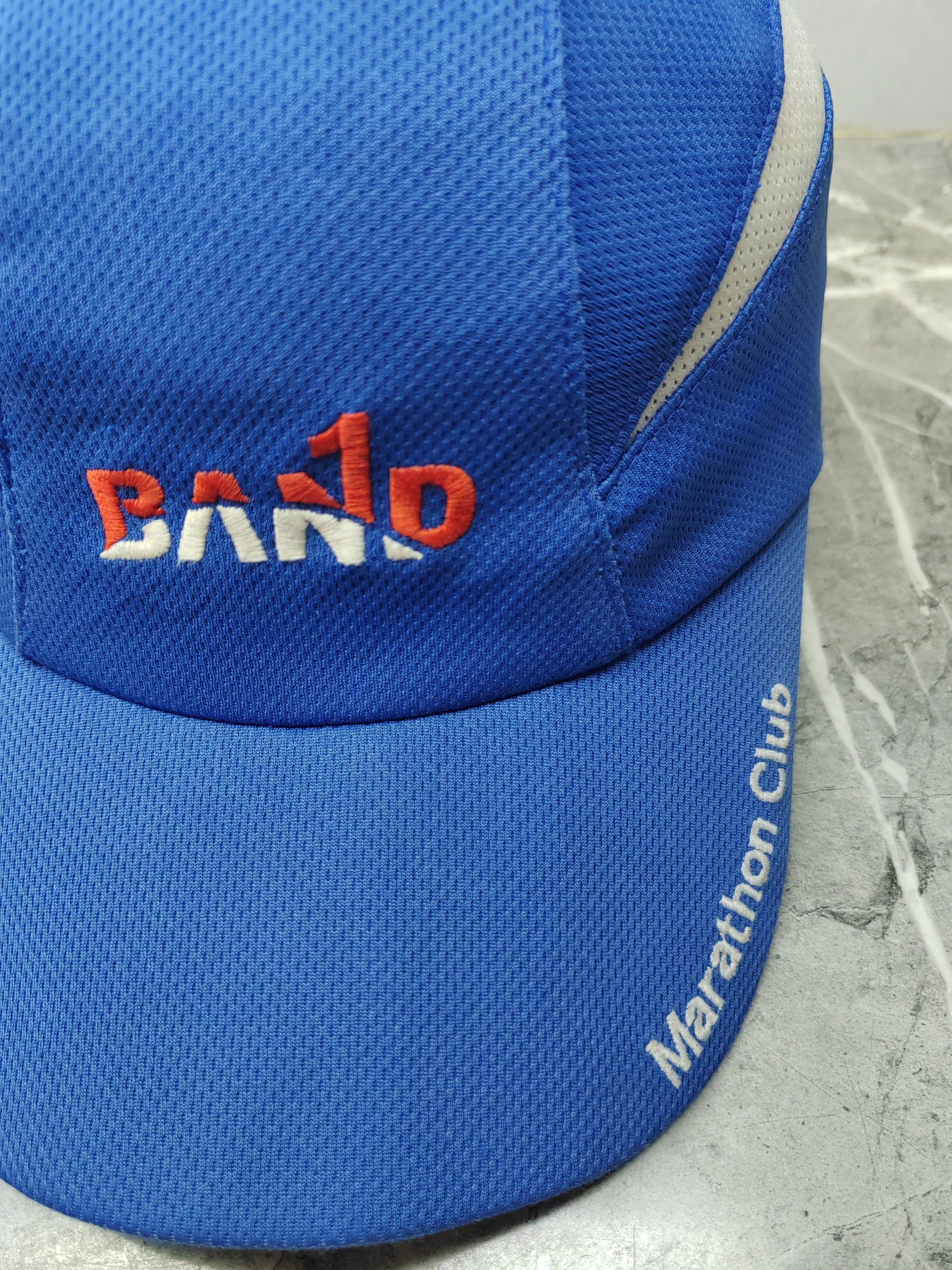 Japanese Brand Vintage Band Marathon Club Running Cap Hat Size ONE SIZE - 3 Thumbnail