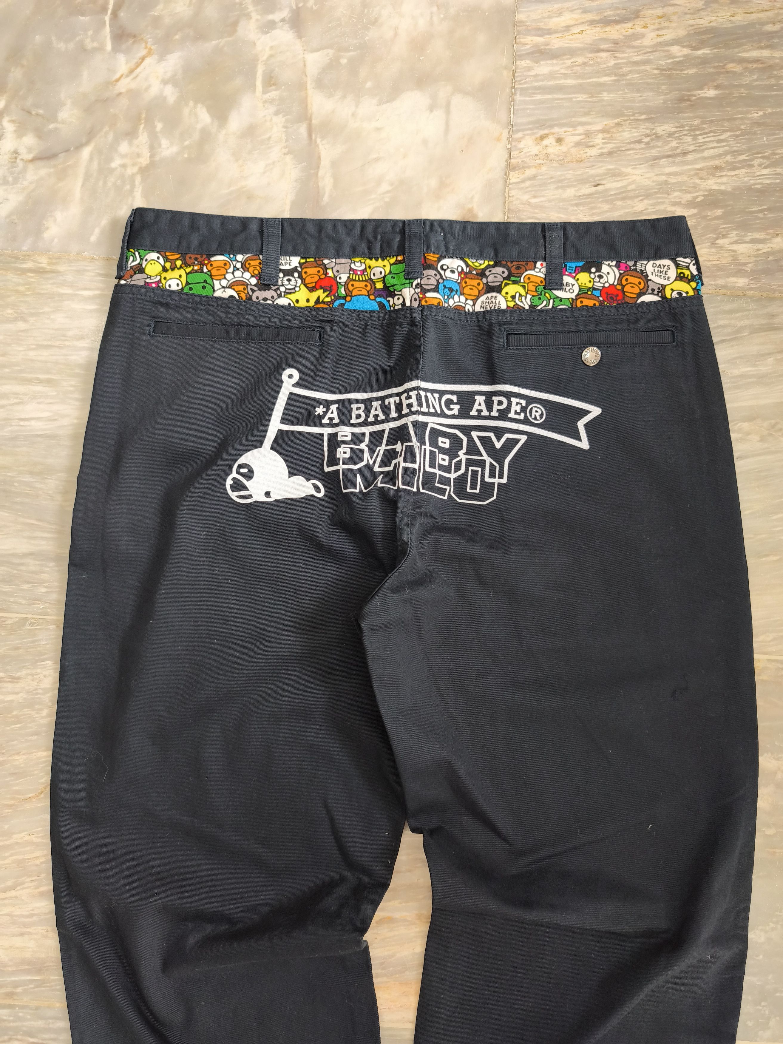 Bape OG Bape Baby Milo Chino Pants Size US 37 - 2 Thumbnail