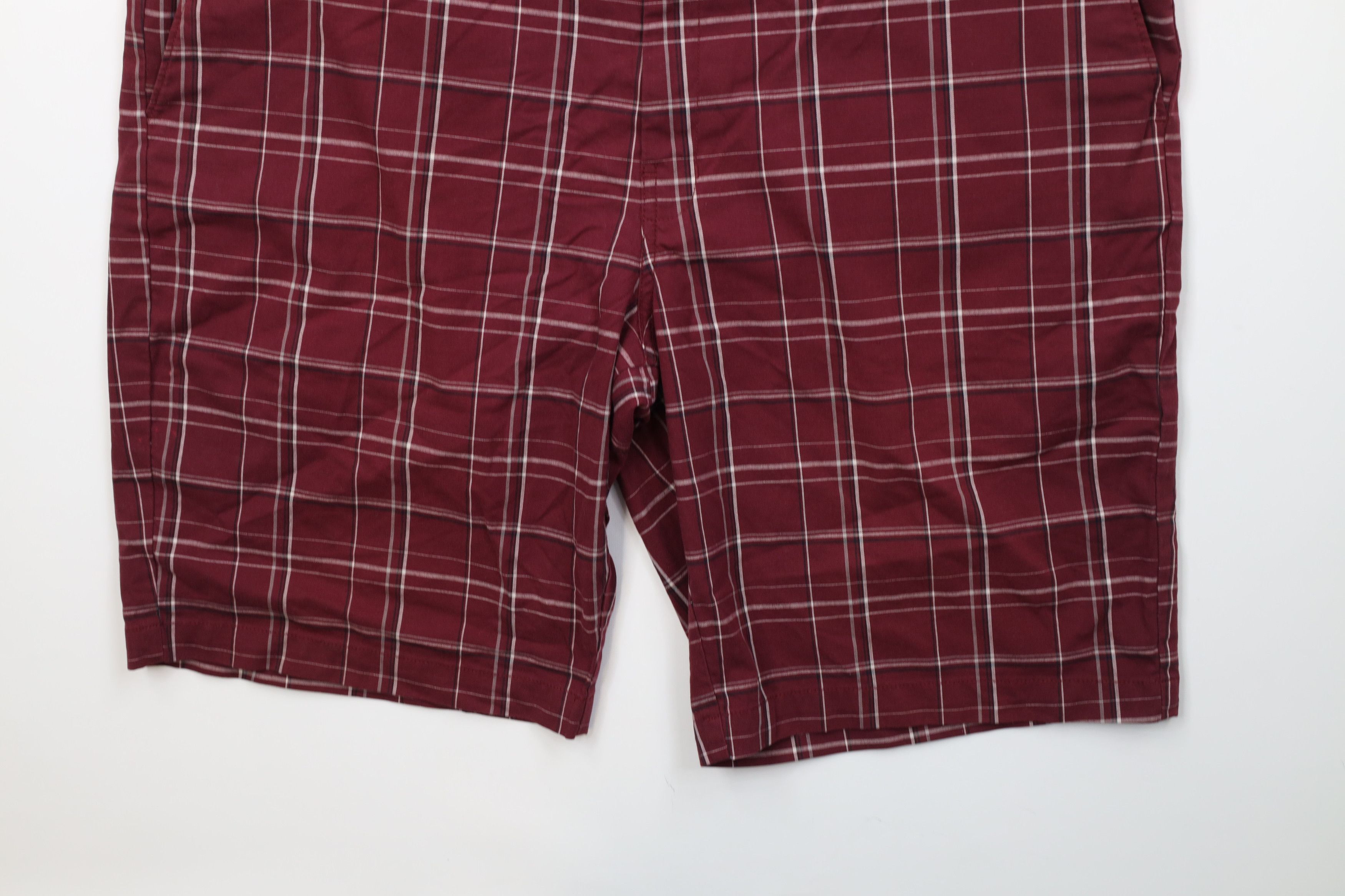 Dickies Vintage Y2K Dickies Flannel Knit Chino Shorts Red Plaid Size US 42 / EU 58 - 4 Thumbnail