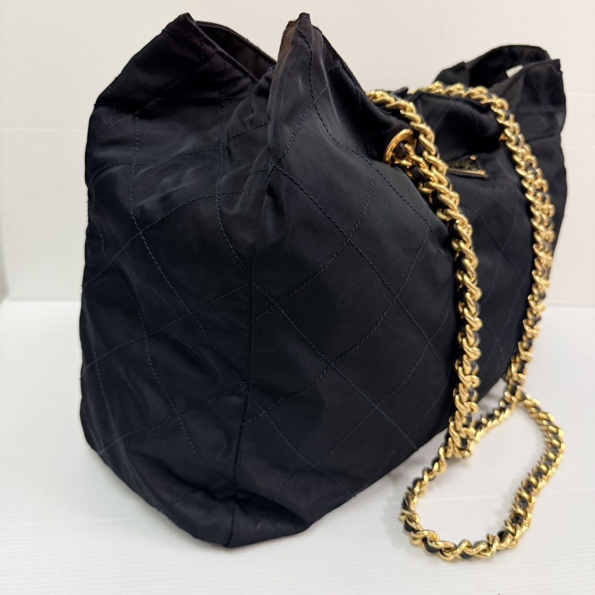 Prada Prada Nylon Large Shoulder Chain Bag Size ONE SIZE - 7 Thumbnail