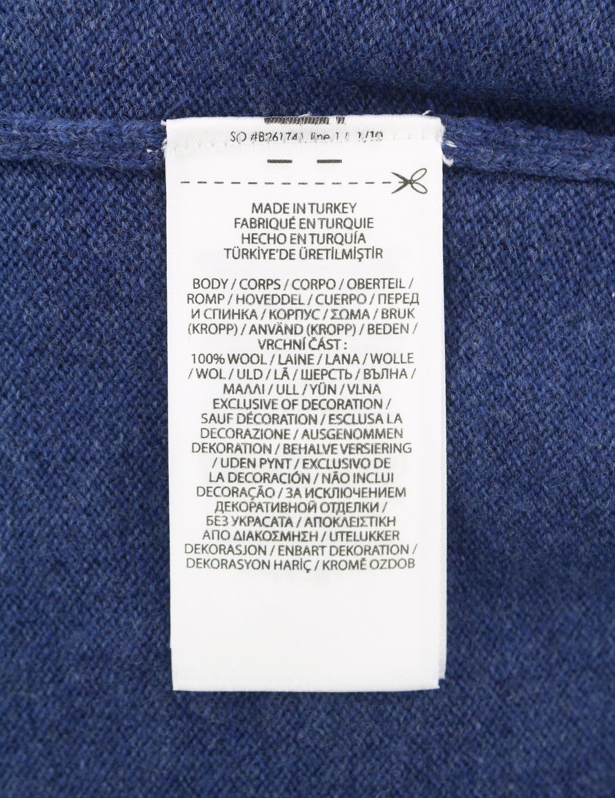Ralph Lauren NAVY S Wool Tight Knit Half Zip Pullover 86948 Size US S / EU 44-46 / 1 - 9 Thumbnail