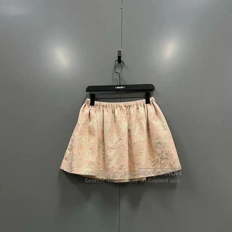 Miu Miu Miu Miu Pink Cotton Summer Mini Skirt . Size 26" / US 2 / IT 38 - 1 Thumbnail