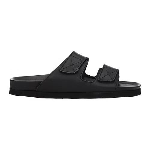 image of Palm Angels Ob1O1E0424 Slippers In Black, Men's (Size 7)