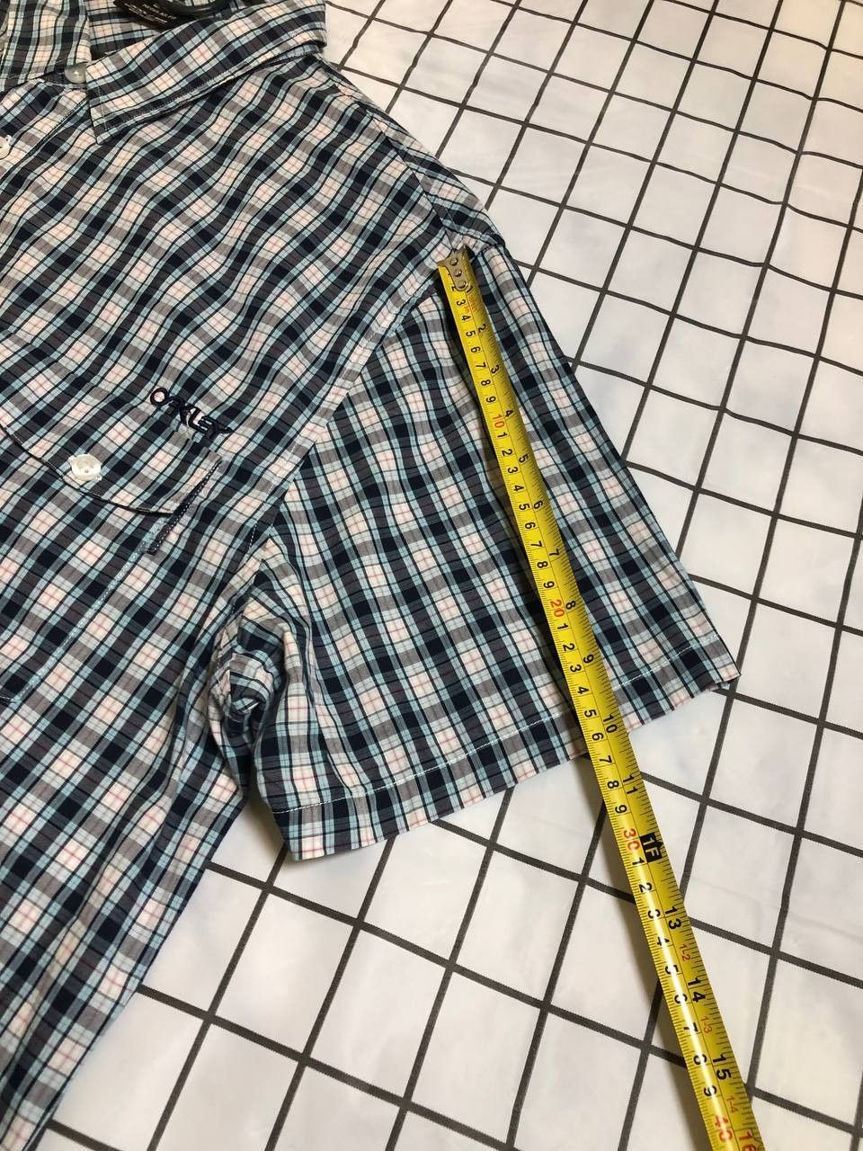 Oakley Vintage 00s Oakley Plaid Short Sleeve Button Down Shirt Size US XXL / EU 58 / 5 - 2 Thumbnail
