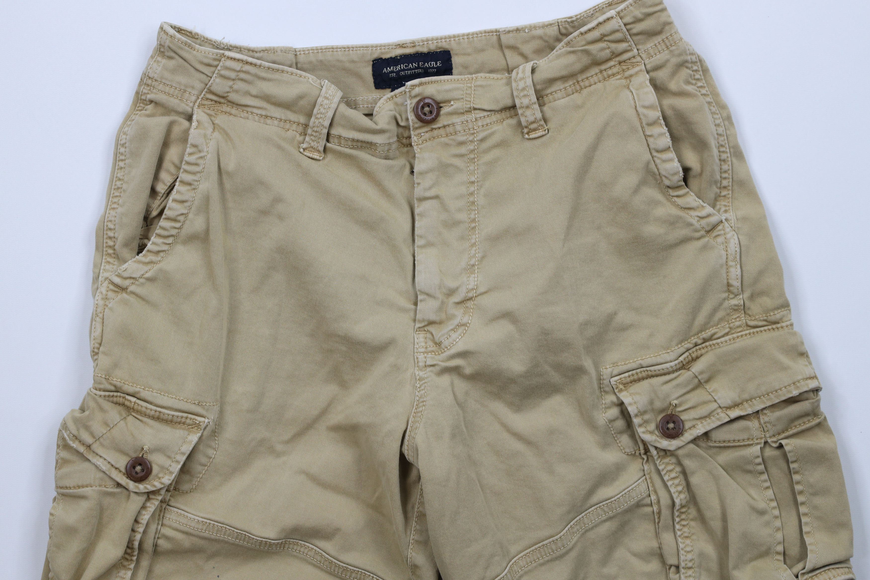 American Eagle Outfitters × Vintage Vintage American Eagle Outfitters Heavyweight Cargo Shorts Size US 32 / EU 48 - 3 Thumbnail