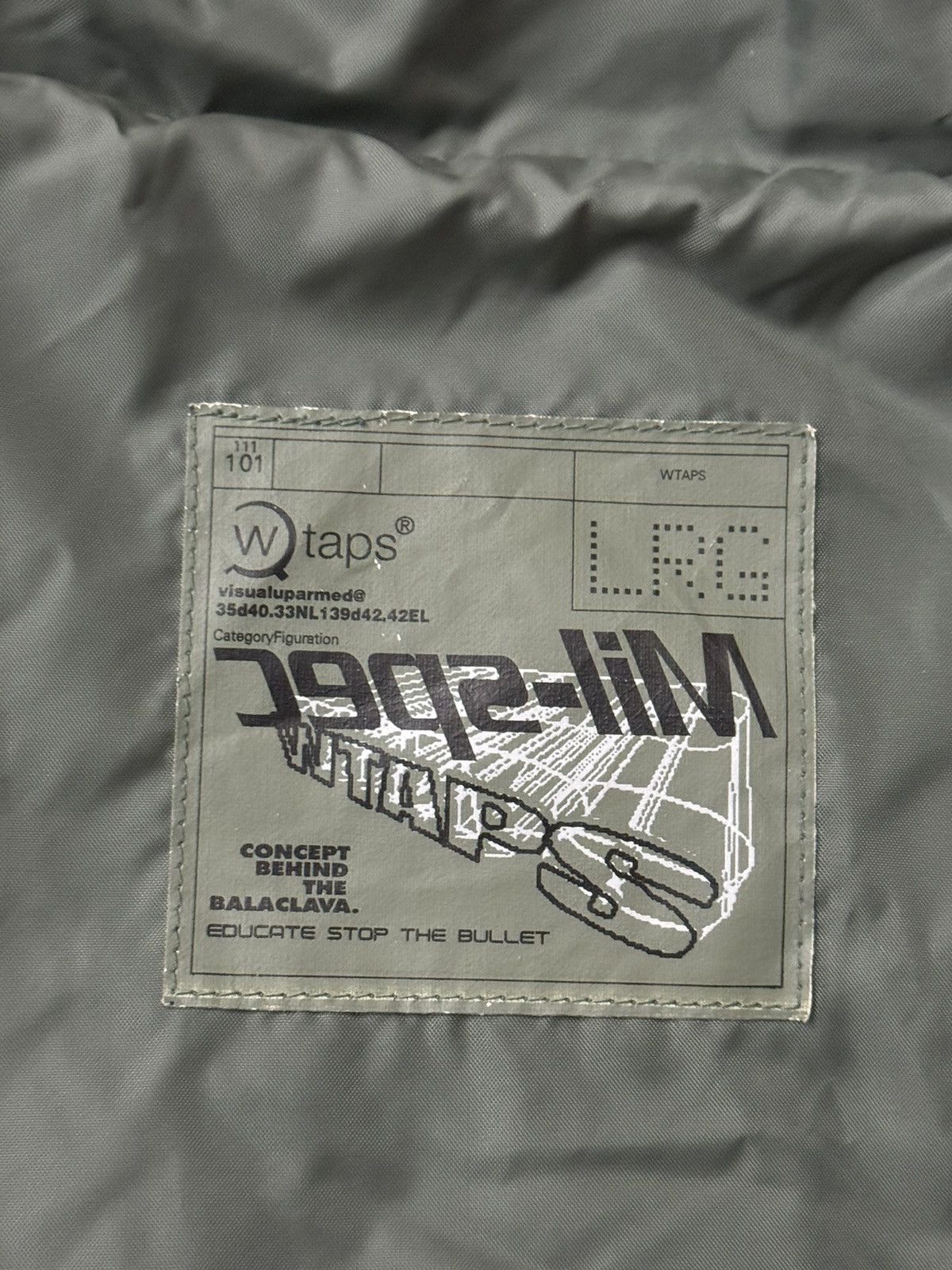 Japanese Brand × Wtaps W)Taps Tetsu Para Smock Military Olive Smock Parka Large Size US L / EU 52-54 / 3 - 18 Thumbnail