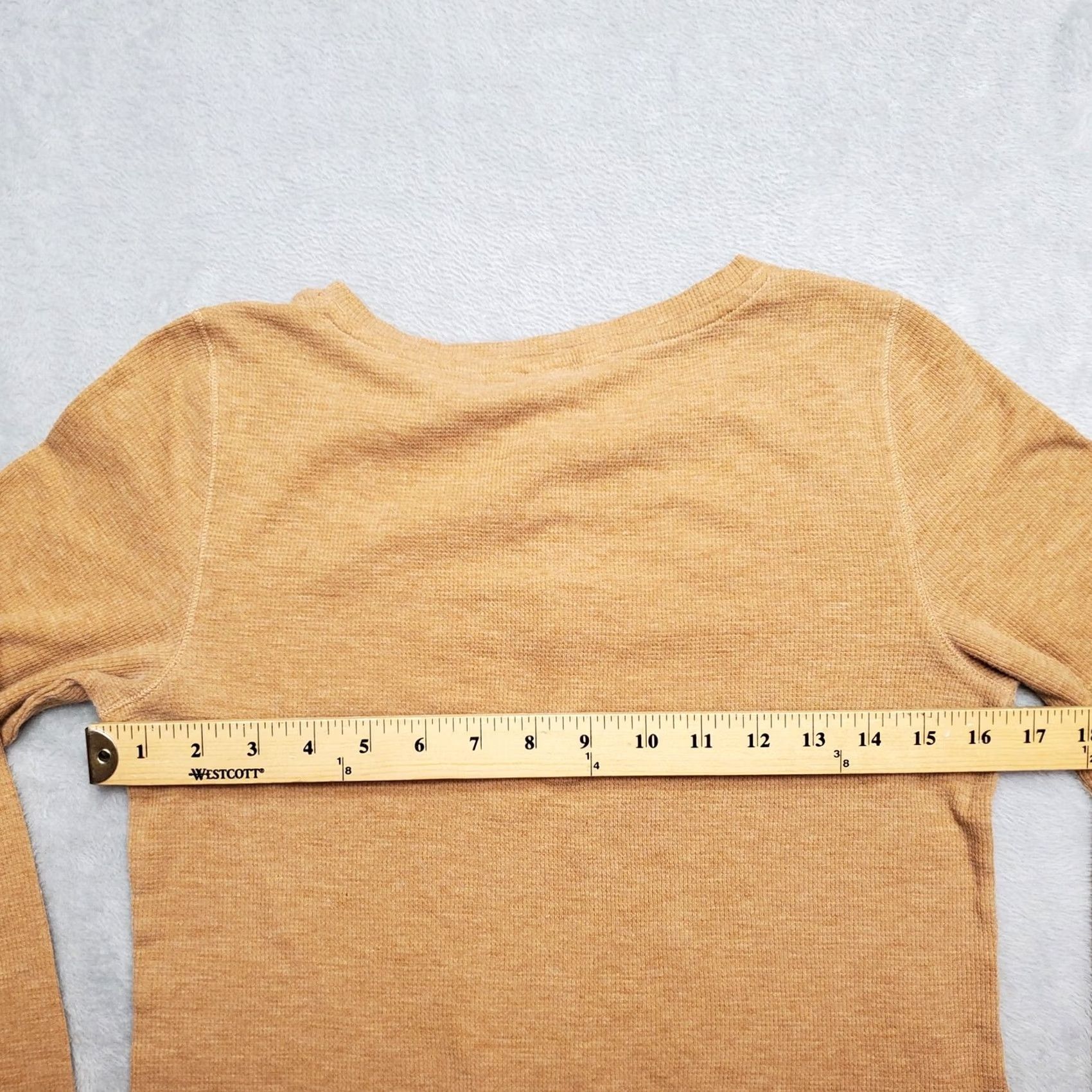 Vintage Christopher Banks Shirt Women Small Brown Henley Lace Top Casual Thermal Size S / US 4 / IT 40 - 6 Thumbnail