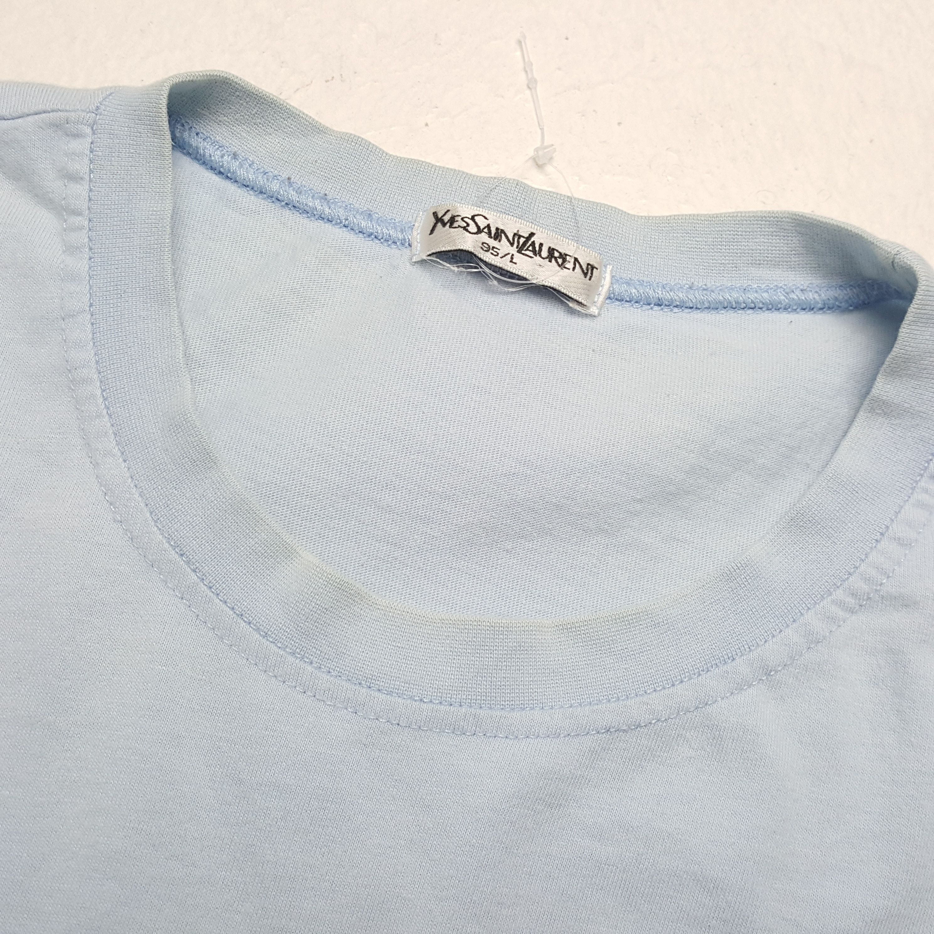 Vintage × Yves Saint Laurent YVES SAINT LAURENT YSL Logo Design Luxury Brand Tshirt Size US M / EU 48-50 / 2 - 6 Thumbnail
