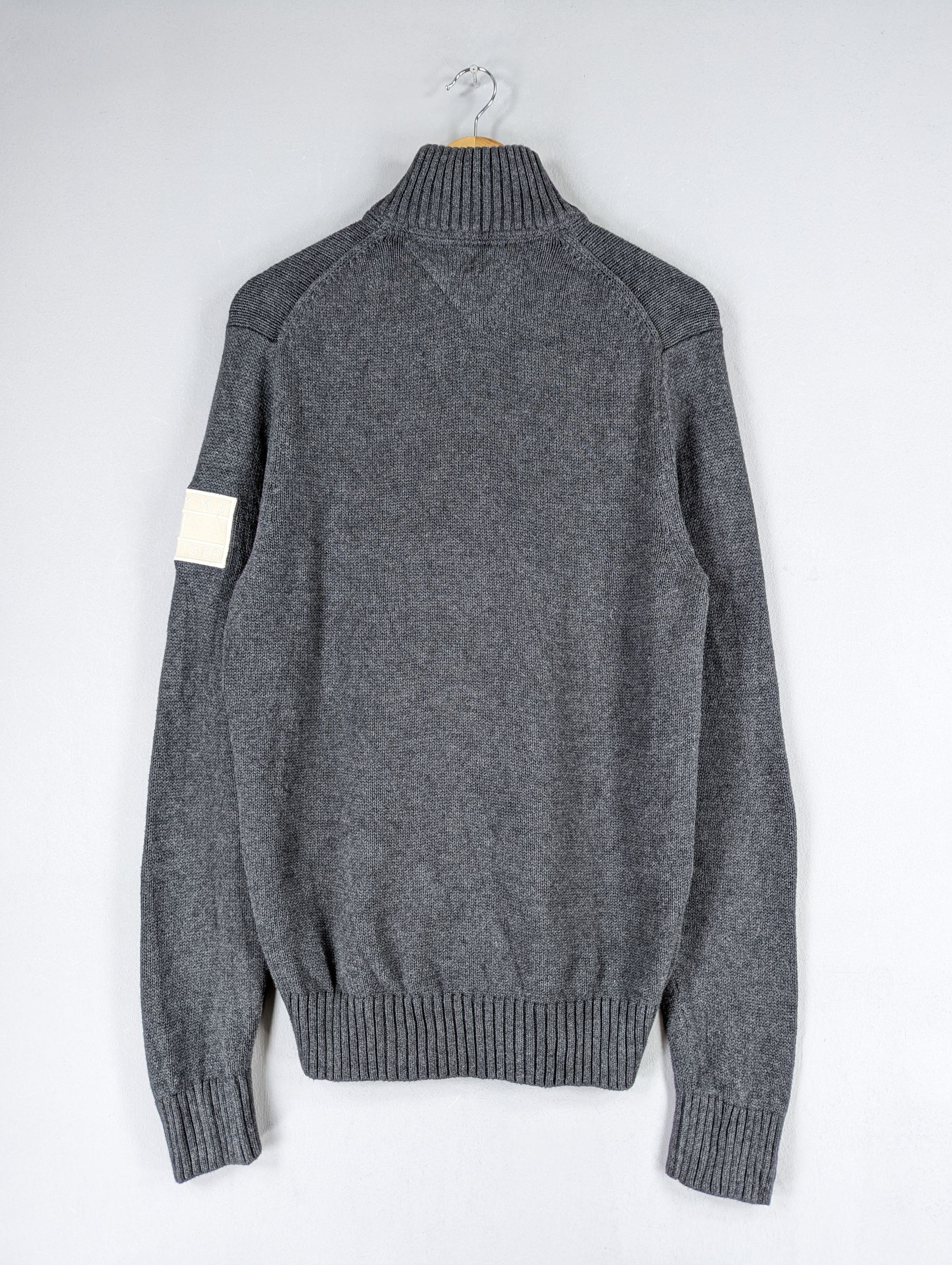 Tommy Hilfiger Tommy Hilfiger Classic Athletics Knit Zipper Sweater Grey M Size US M / EU 48-50 / 2 - 14 Thumbnail