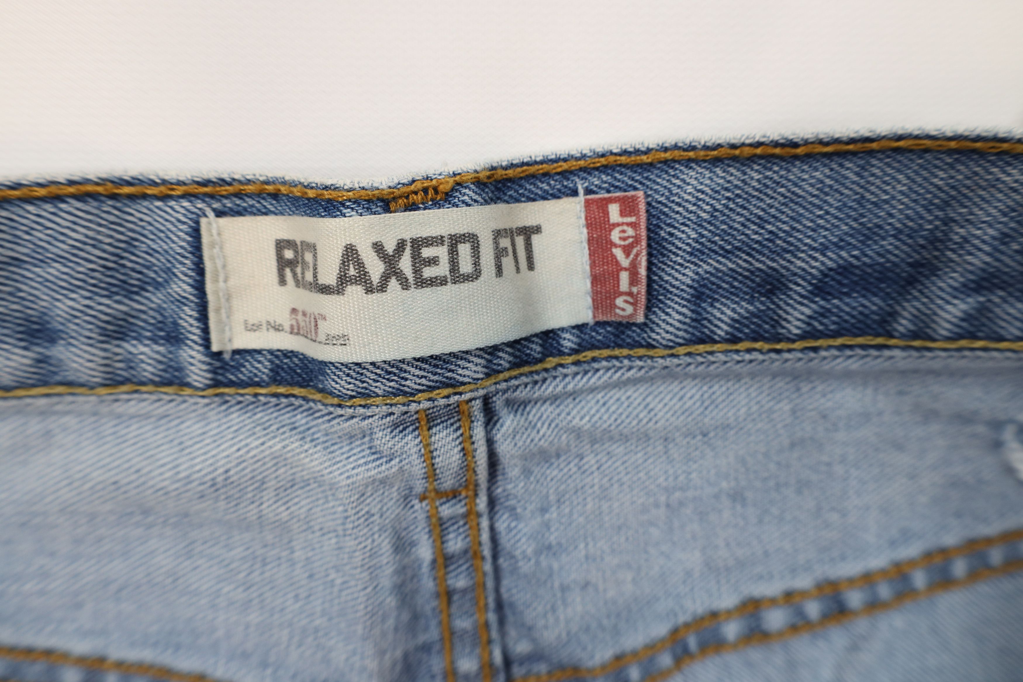 Levi's Vintage Y2K Levis 550 Relaxed Fit Wide Leg Denim Jeans Blue Size US 40 / EU 56 - 9 Thumbnail
