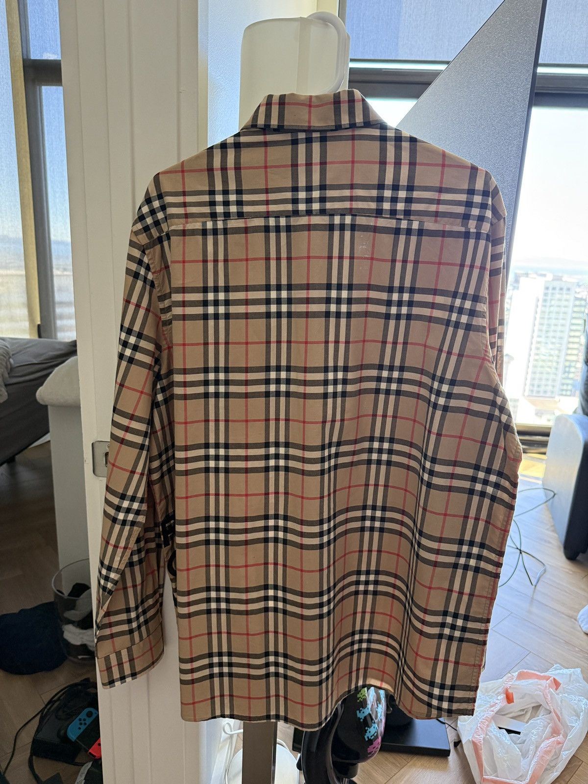 Burberry Burberry Vintage Check Shirt Nova Check Logo Print Size US L / EU 52-54 / 3 - 2 Thumbnail