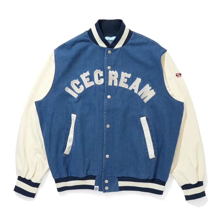Billionaire Boys Club BBC ICECREAM Japanese Line Lightweight Varsity Jacket Size US L / EU 52-54 / 3 - 1 Thumbnail