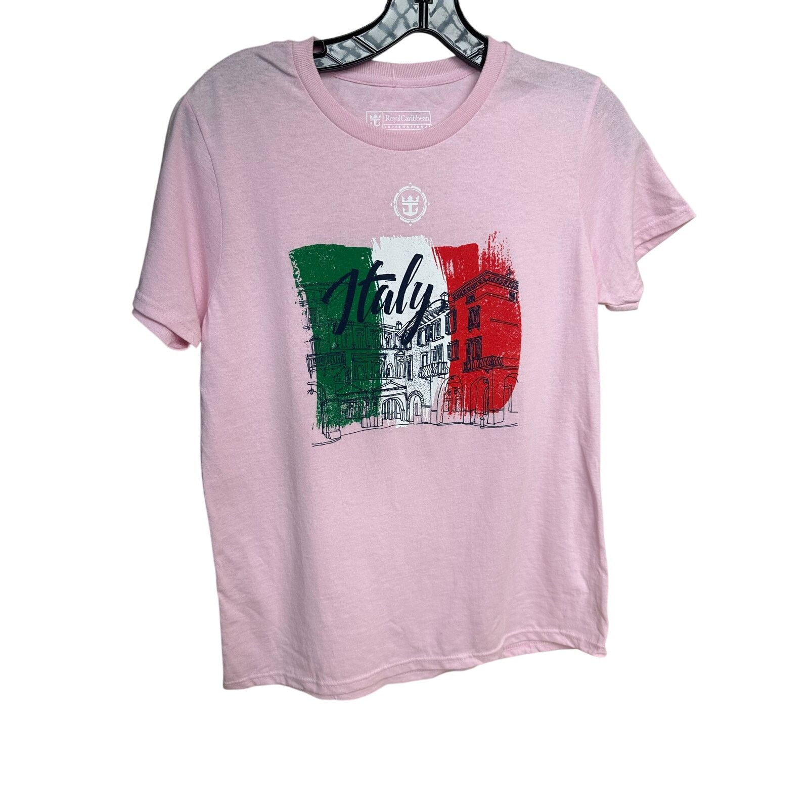 Other Royal Caribbean Pink Italy T-Shirt - Size M - New Size M / US 6-8 / IT 42-44 - 1 Thumbnail
