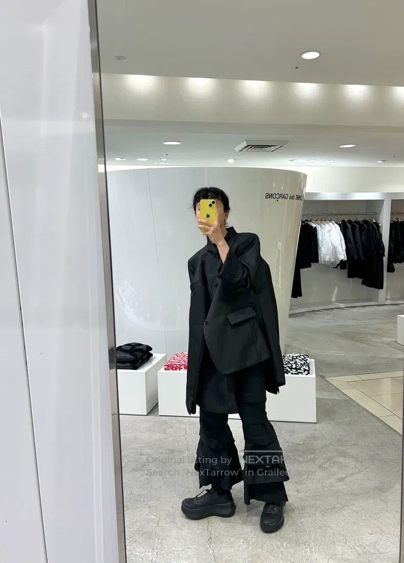 Comme des Garcons Comme des Garcons size S Spiral Polyester Trousers Size 23" - 1 Thumbnail