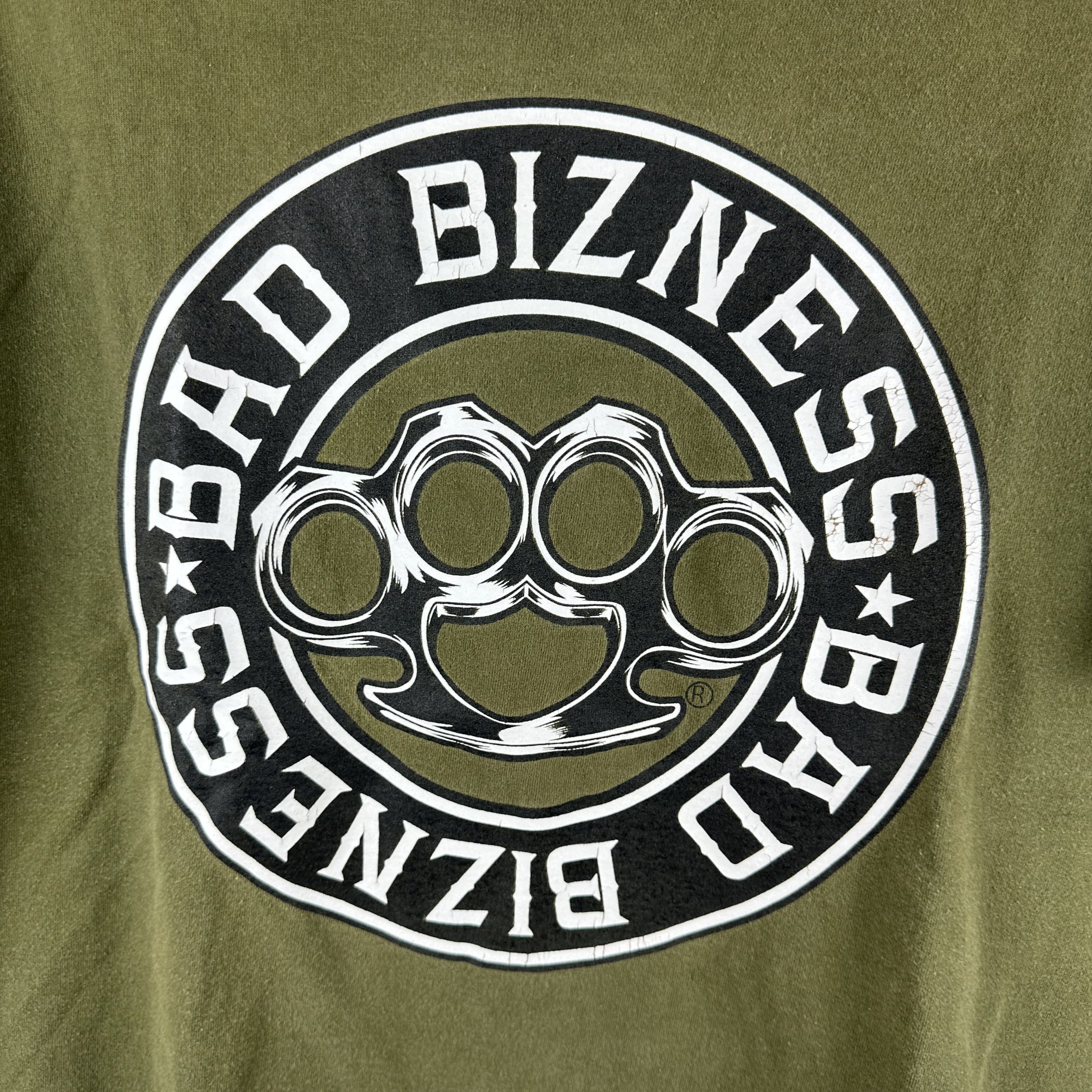 Vintage Vintage 90s Bad Bizness Ink Hip Hop Rap Graphic T-Shirt Size US XL / EU 56 / 4 - 2 Thumbnail