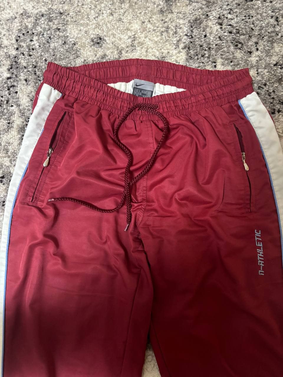 Nike VINTAGE CLASSIC NIKE R-ATHLETIC TRACK PANTS 90s Y2K Size US 30 / EU 46 - 6 Thumbnail