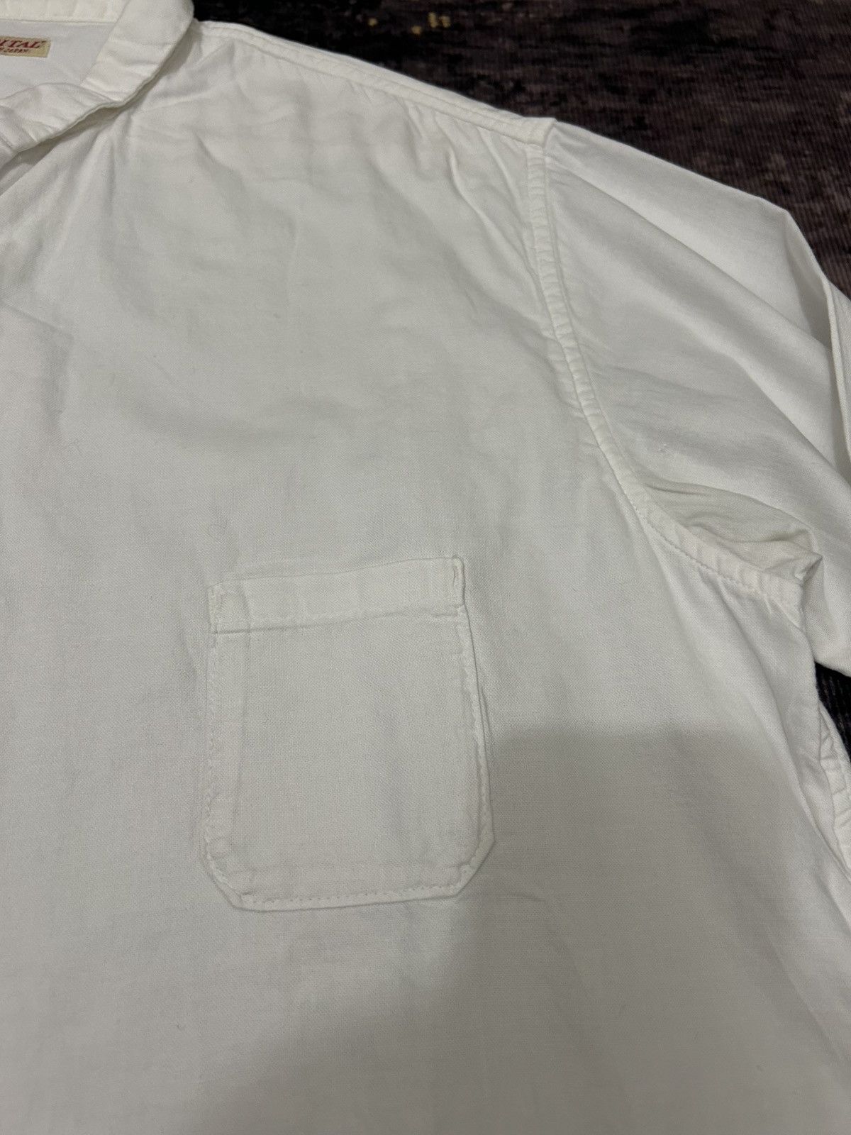 Kapital Kapital Long Sleeve Big Button White Shirt Size US M / EU 48-50 / 2 - 8 Thumbnail