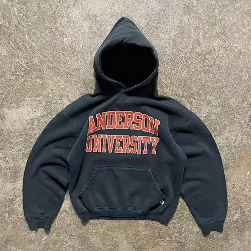 Japanese Brand Hoodie Black street washed retro print hoodie y2k Size US M / EU 48-50 / 2 - 1 Thumbnail
