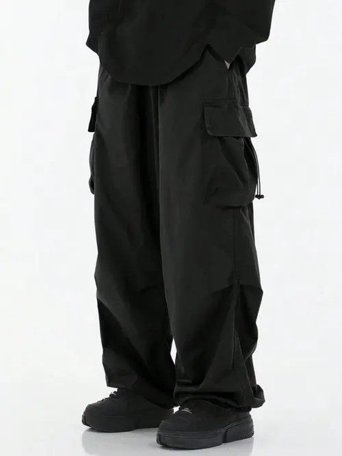 Japanese Brand Parachute Multi-Pocket Sweatpants Gorpcore Cargo Size US 30 / EU 46 - 4 Thumbnail