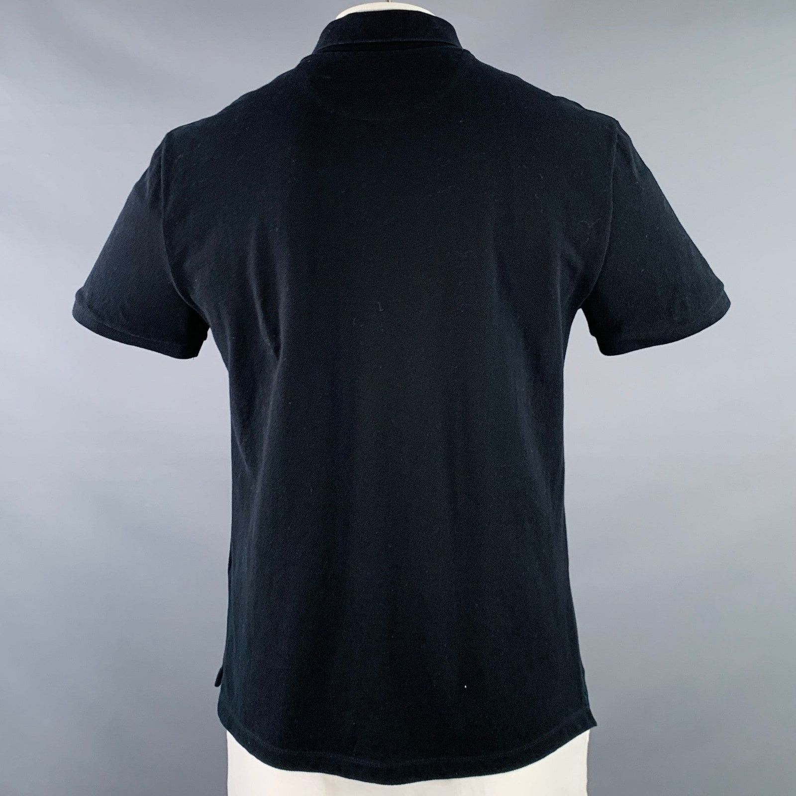 Valentino L Black Green Yellow Parrot Graphic Cotton Buttoned Polo Size US L / EU 52-54 / 3 - 4 Thumbnail