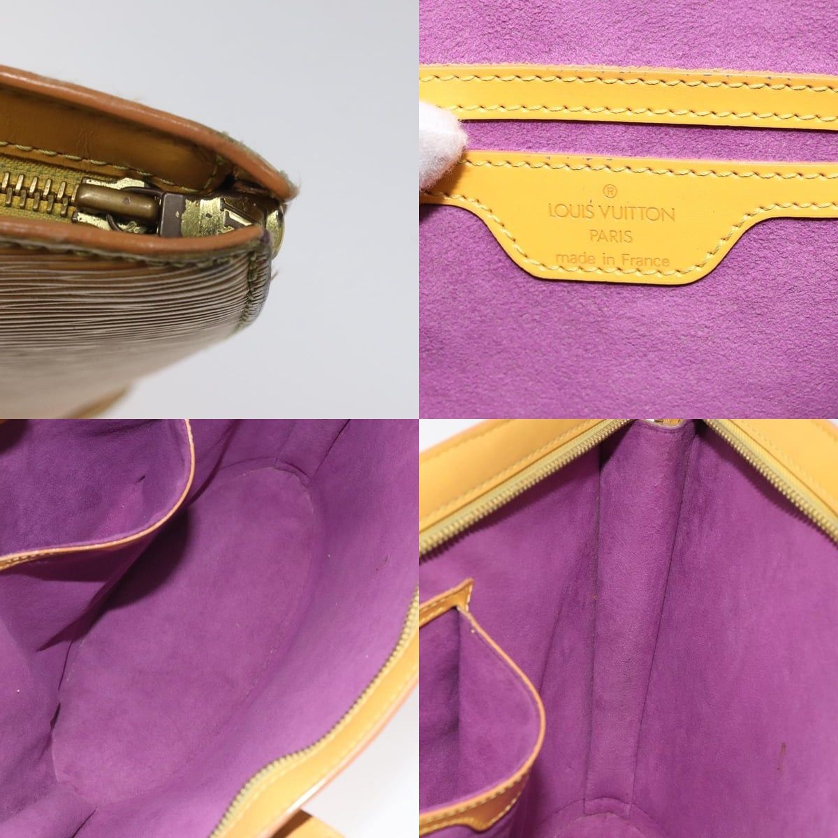 Louis Vuitton LOUIS VUITTON Epi Saint Jacques Hand Bag Yellow M52279 Size ONE SIZE - 11 Thumbnail