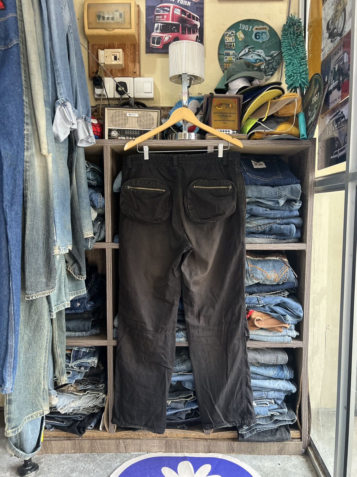 Airwalk 🔥Rare Sun Faded Airwalk Oblique Pocket Pant Size US 35 - 1 Thumbnail