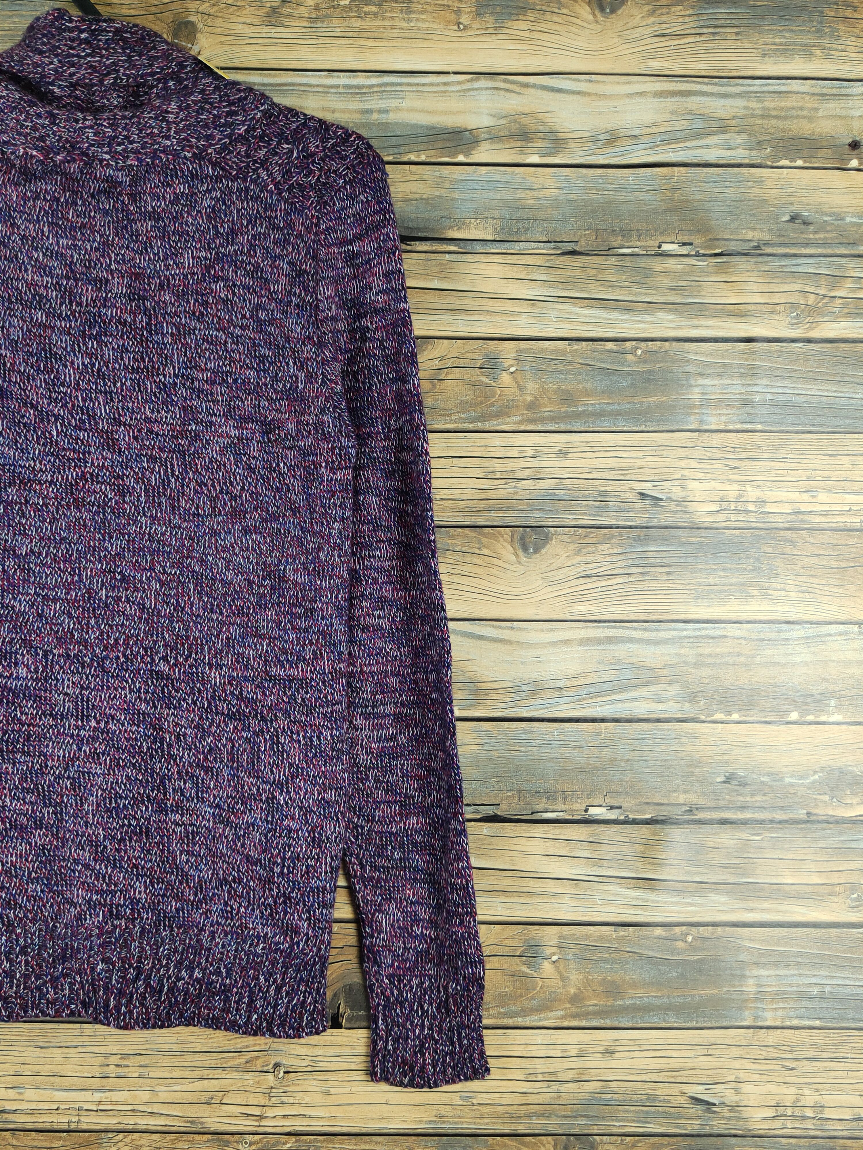 Vintage M.f.editorial Purple Knitwear Cardigan #W1934 Size M / US 6-8 / IT 42-44 - 9 Thumbnail