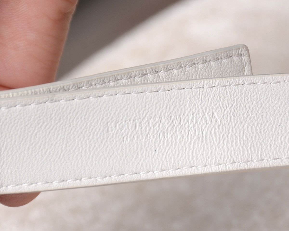 Bottega Veneta Bottega Veneta Cassette White Waist Bag Size ONE SIZE - 16 Thumbnail