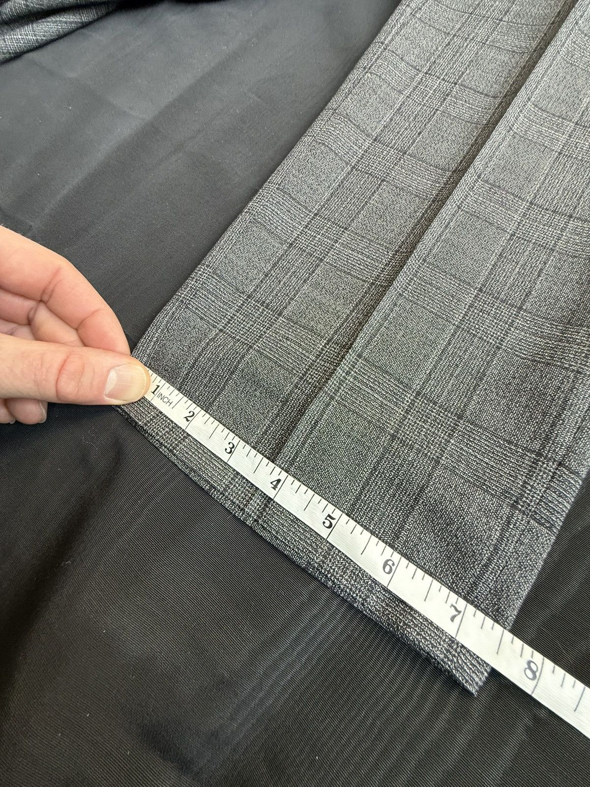 Dior Dior suit gray check pant and jacket Kim Jones era Size 42R - 10 Thumbnail
