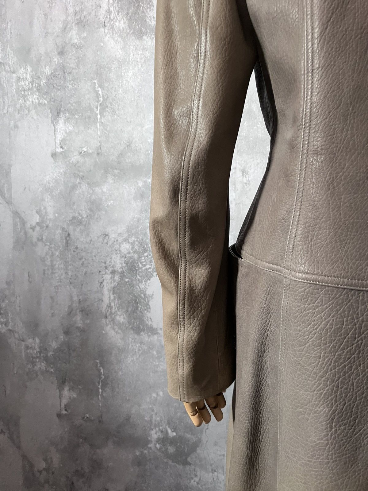 plein sud Plein Sud leather asymetrical coat 00s Size M / US 6-8 / IT 42-44 - 9 Thumbnail