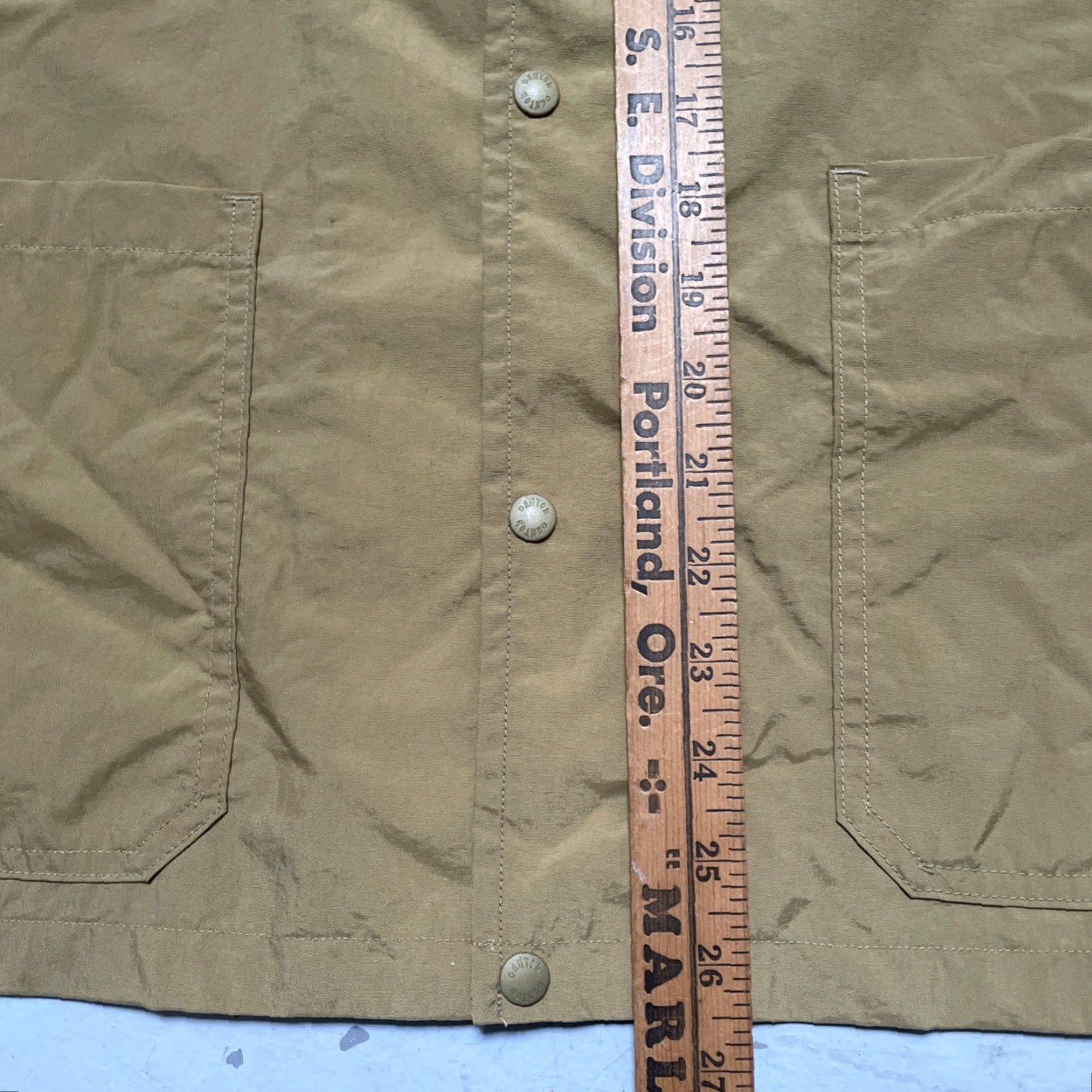 Danton Danton Nylon Windbreaker Jacket Unisex Adults 40 Tan Vintage Heritage Chore Workwear Japan Made Size US XXS / EU 40 - 5 Thumbnail