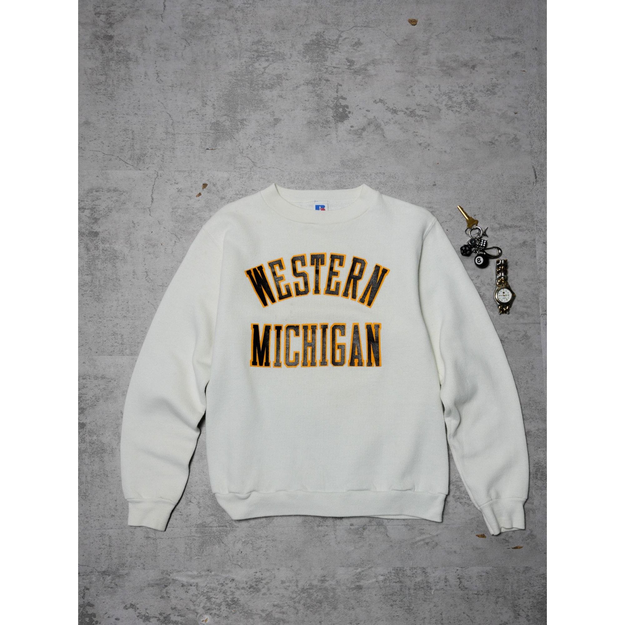 Russell Athletic Vintage 90s Russel x Western Michigan Crewneck Size US XL / EU 56 / 4 - 1 Thumbnail