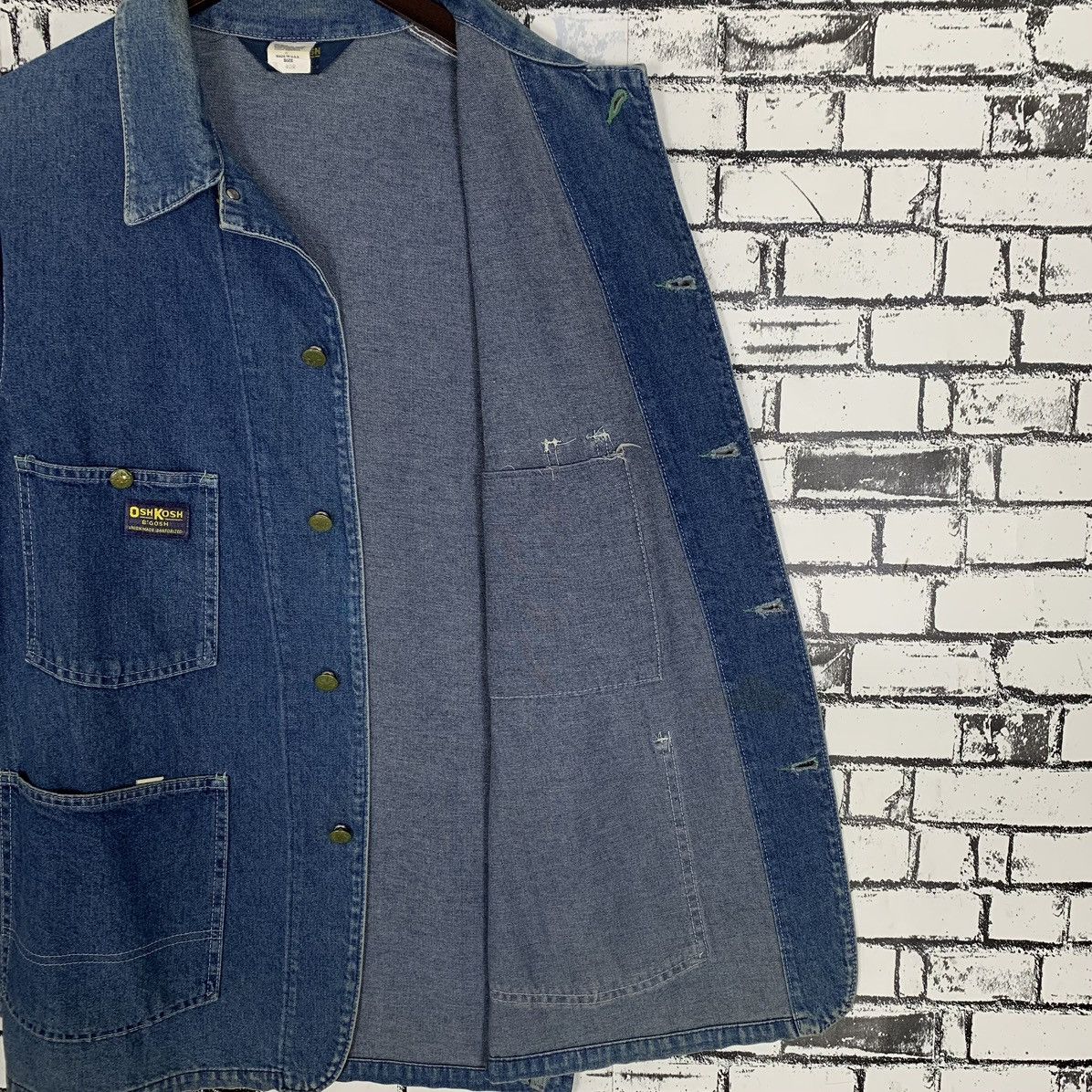 Oshkosh Vintage 60s 70s Oshkosh B' Gosh Workers Denim Jacket Size US M / EU 48-50 / 2 - 7 Thumbnail