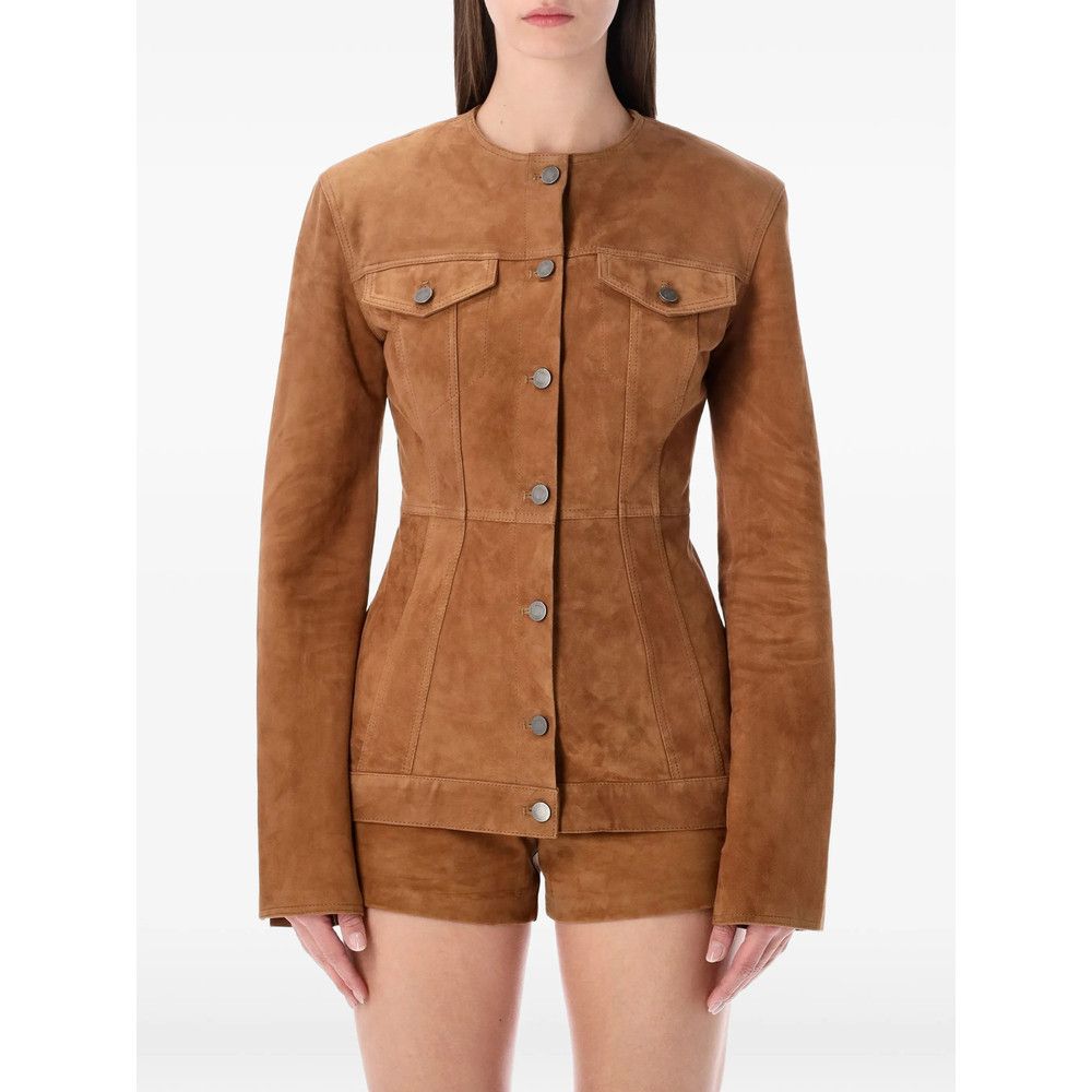 Haikure Haikure BROWN Jackets - Leather Jackets Size XS / US 0-2 / IT 36-38 - 1 Thumbnail