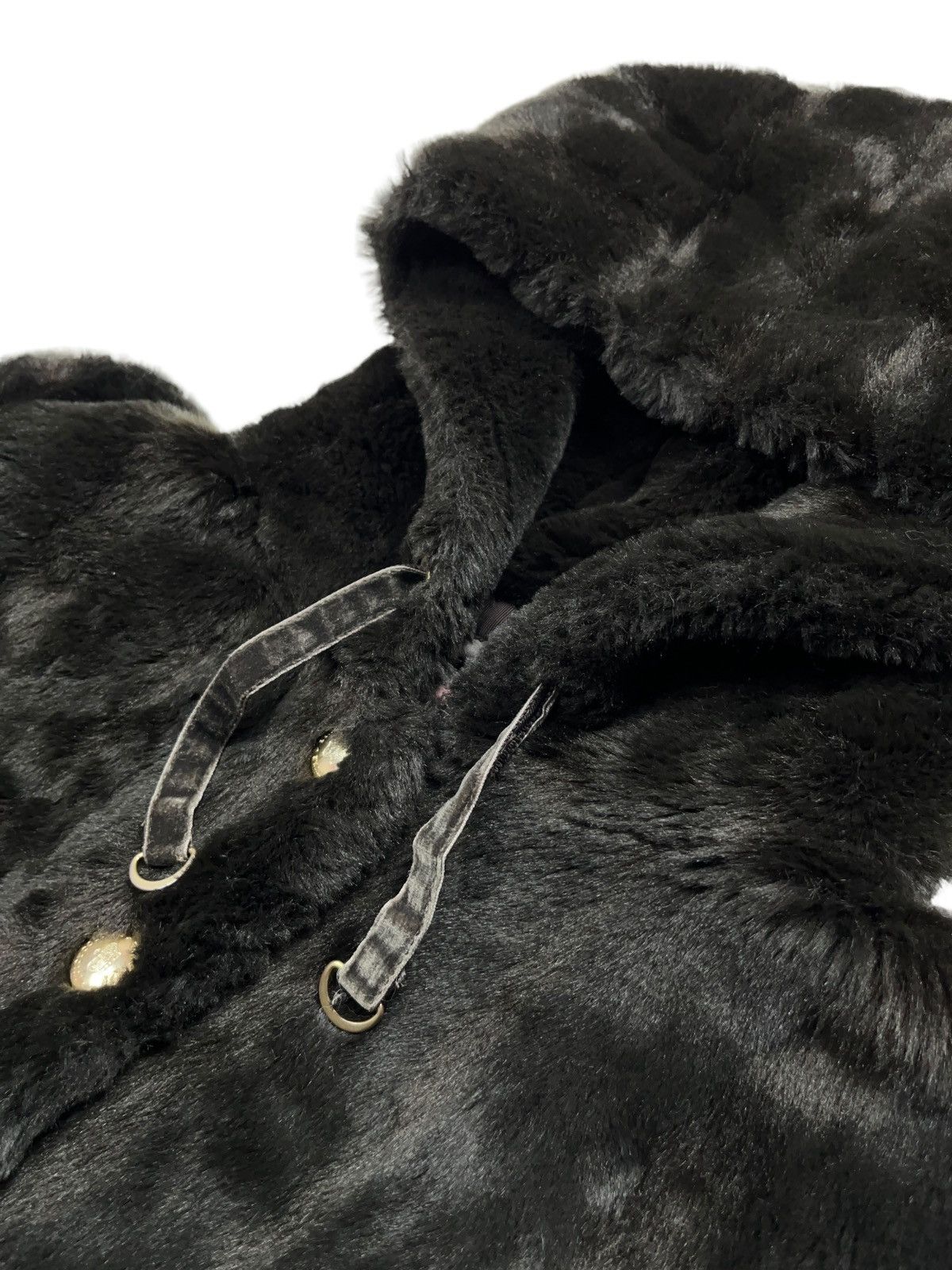 Juicy Couture Vintage Juicy Couture Faux Fur Hooded Jacket Size M / US 6-8 / IT 42-44 - 5 Thumbnail