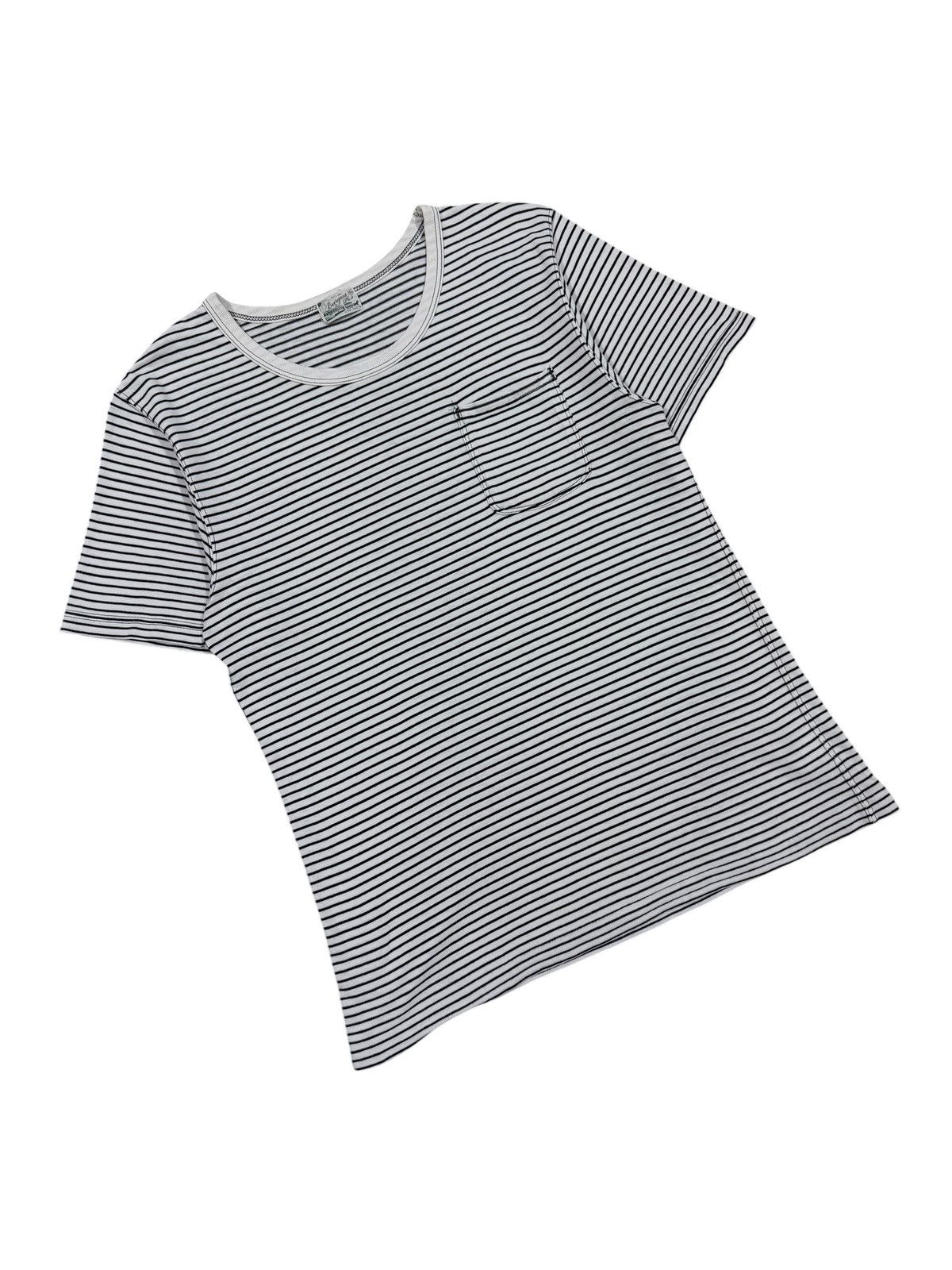 Burgus Plus Burgus Plus Striped Pocket Tee Size US L / EU 52-54 / 3 - 4 Thumbnail