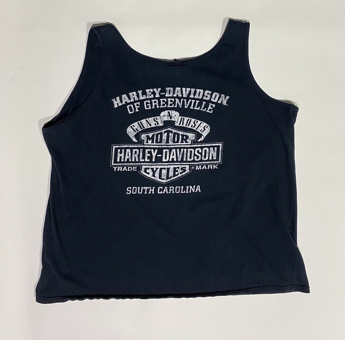 Guns N' Roses × Harley Davidson × Vintage Guns and Roses Harley Davidson Ladies Tank (sz XXL) Size XXL / US 16-18 / IT 52-54 - 4 Thumbnail