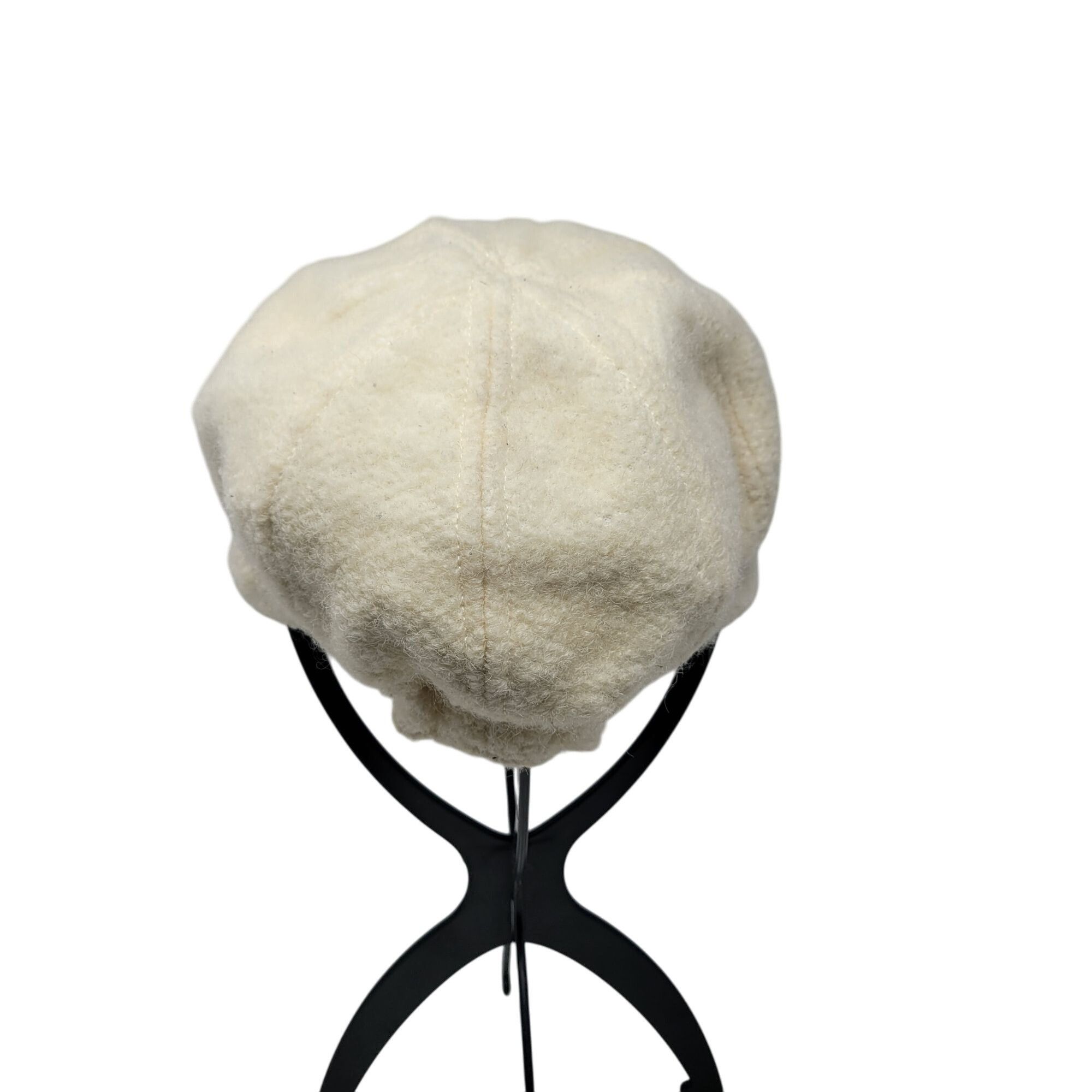 Designer August Hat Company Wool-Blend Cream Newsboy Cap Cabby Retro Size ONE SIZE - 5 Thumbnail