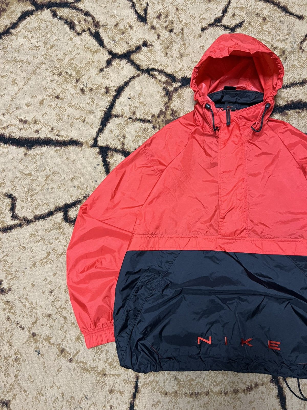 Nike × Vintage 90s Vintage Nike Swoosh Logo Streetwear Light Jacket Rare Size US M / EU 48-50 / 2 - 2 Thumbnail