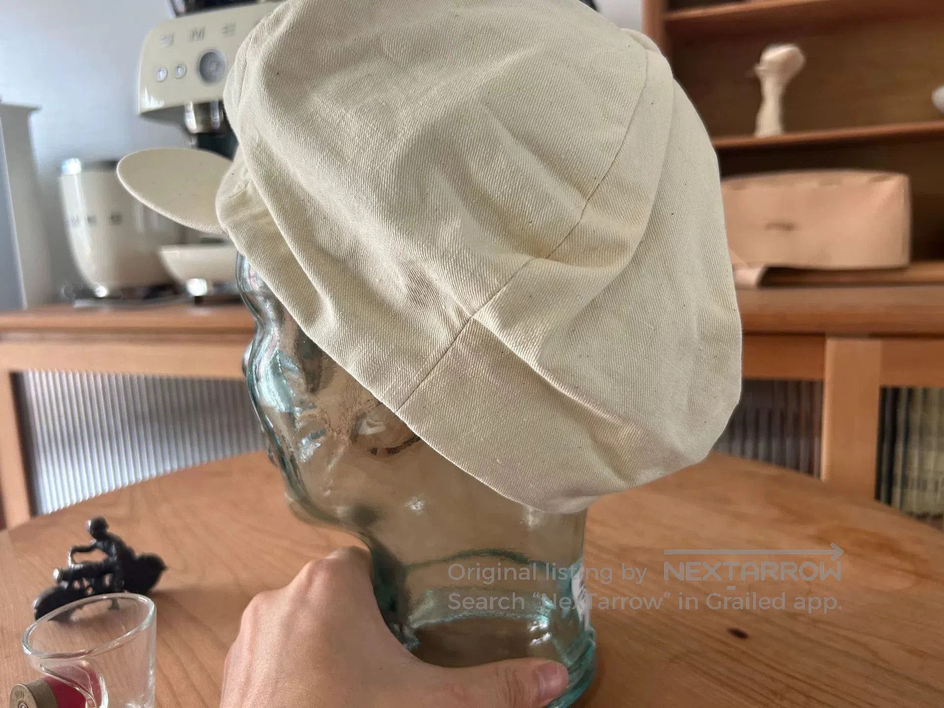 The Real McCoy's classic ivory newsboy cap. Size ONE SIZE - 8 Thumbnail