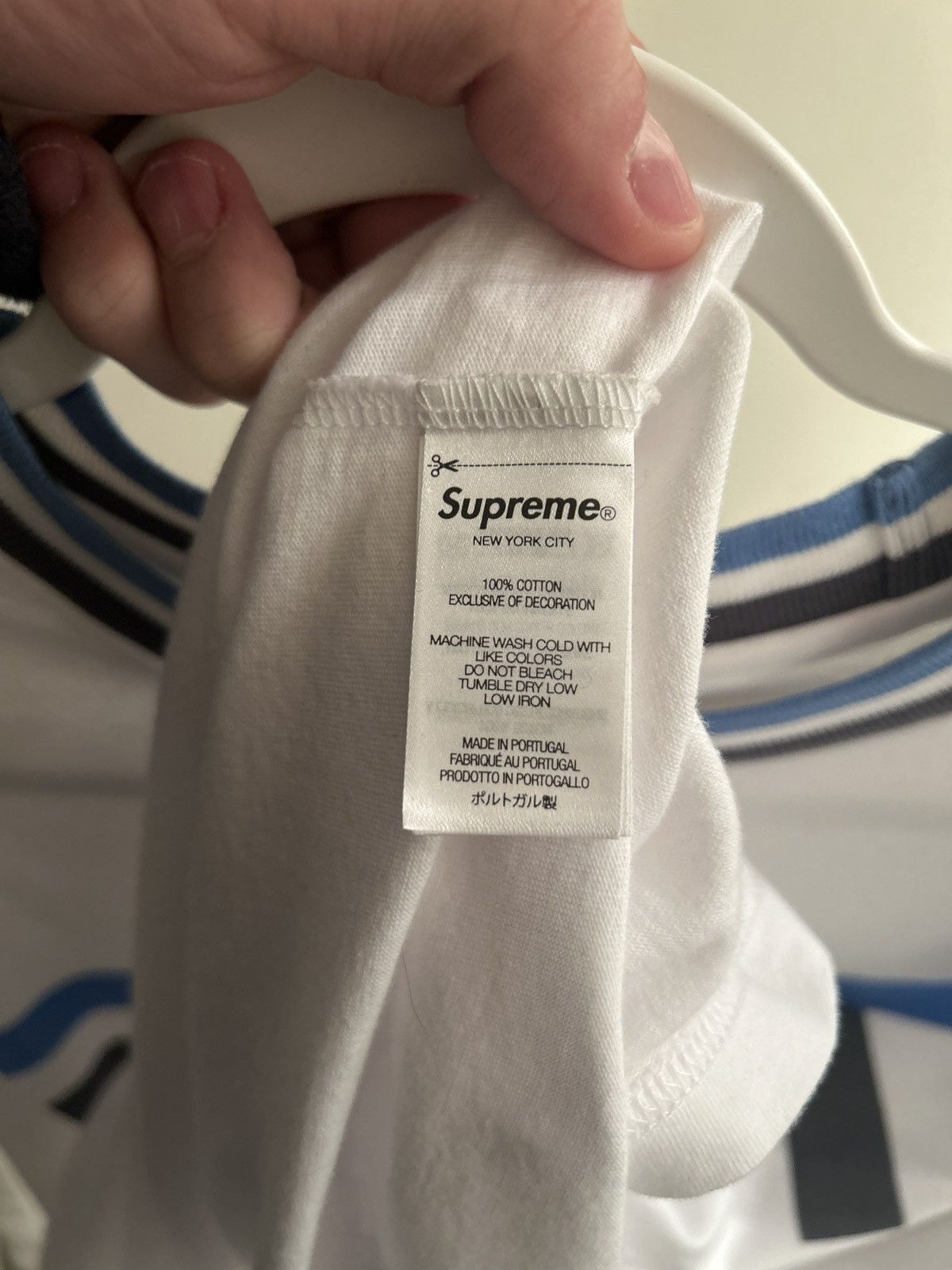 Supreme Supreme Warm Up Stripe Short-Sleeve Top Size US L / EU 52-54 / 3 - 6 Thumbnail