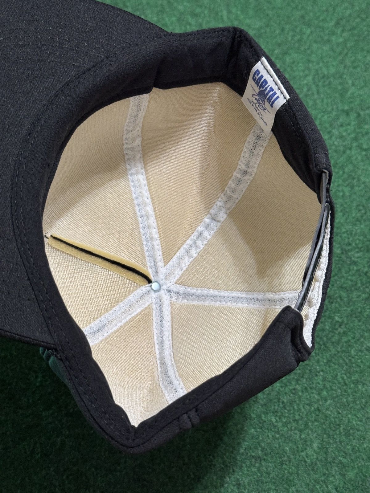 Vintage Rogers Vintage Black Trucker Foam 90s Double Snapback Hat Size ONE SIZE - 8 Thumbnail