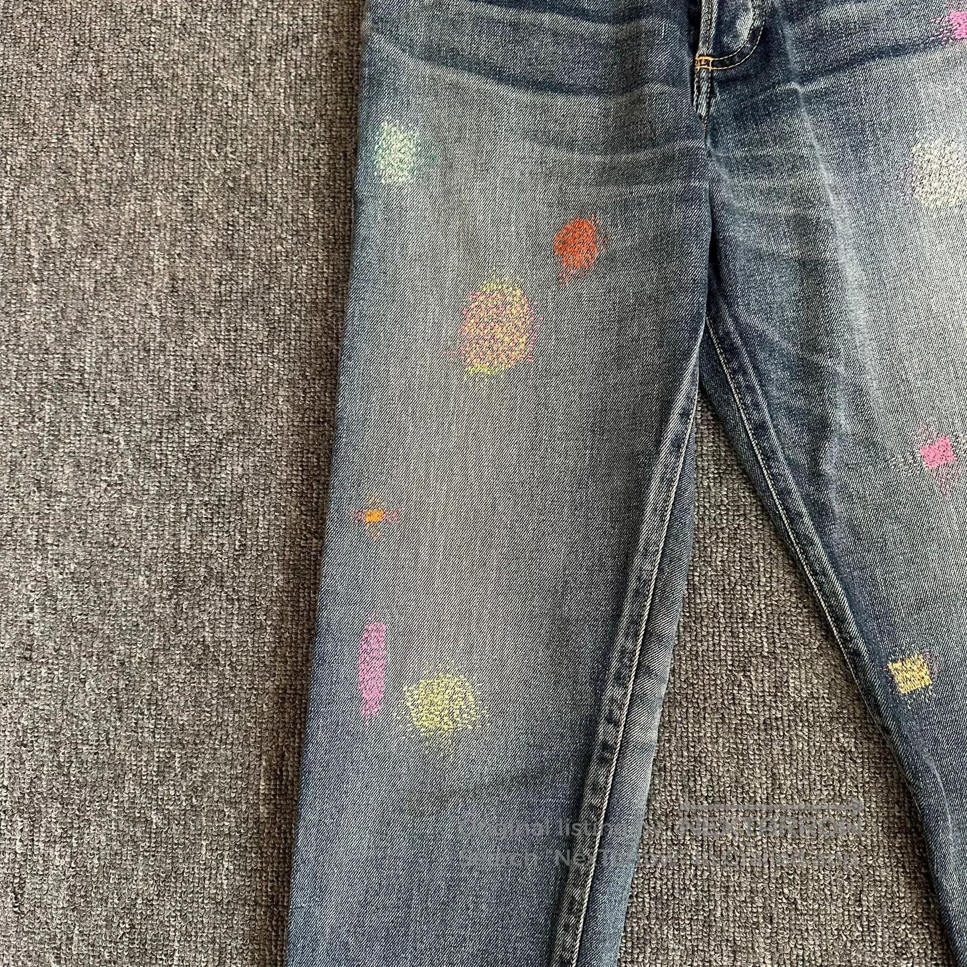 Dior Dior Homme Firework Embroidery Jeans. Size US 28 / EU 44 - 3 Thumbnail