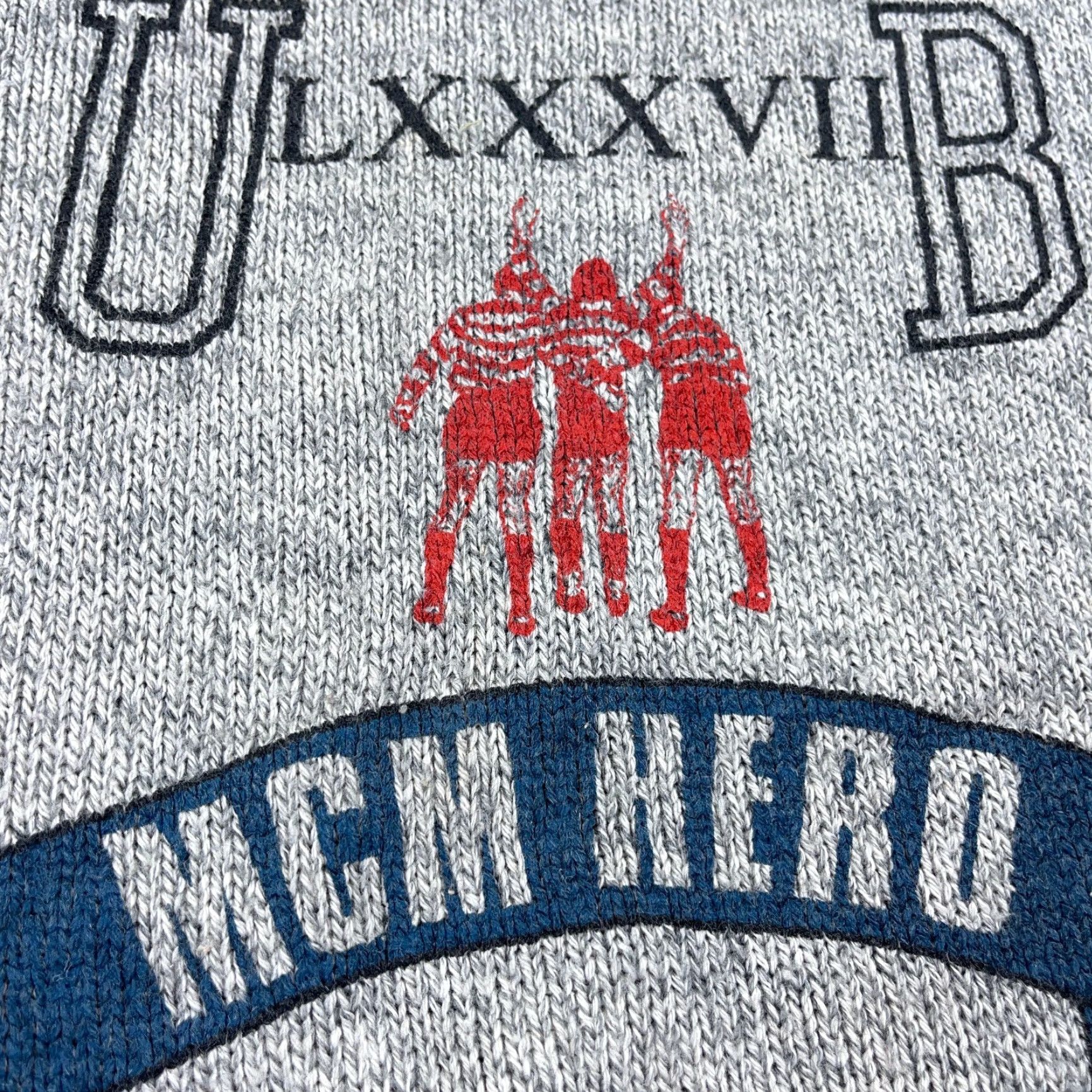 Vintage VINTAGE Union Bay Sweater Shirt Adult Men XL Gray 80s 90s Chunky-Knit Logo Modern Retro Mens Size US XL / EU 56 / 4 - 4 Thumbnail