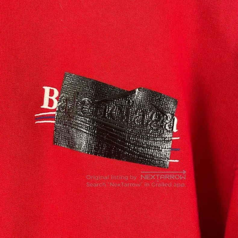 Balenciaga Balenciaga Coke vinyl covers the red sweater Size US M / EU 48-50 / 2 - 5 Thumbnail