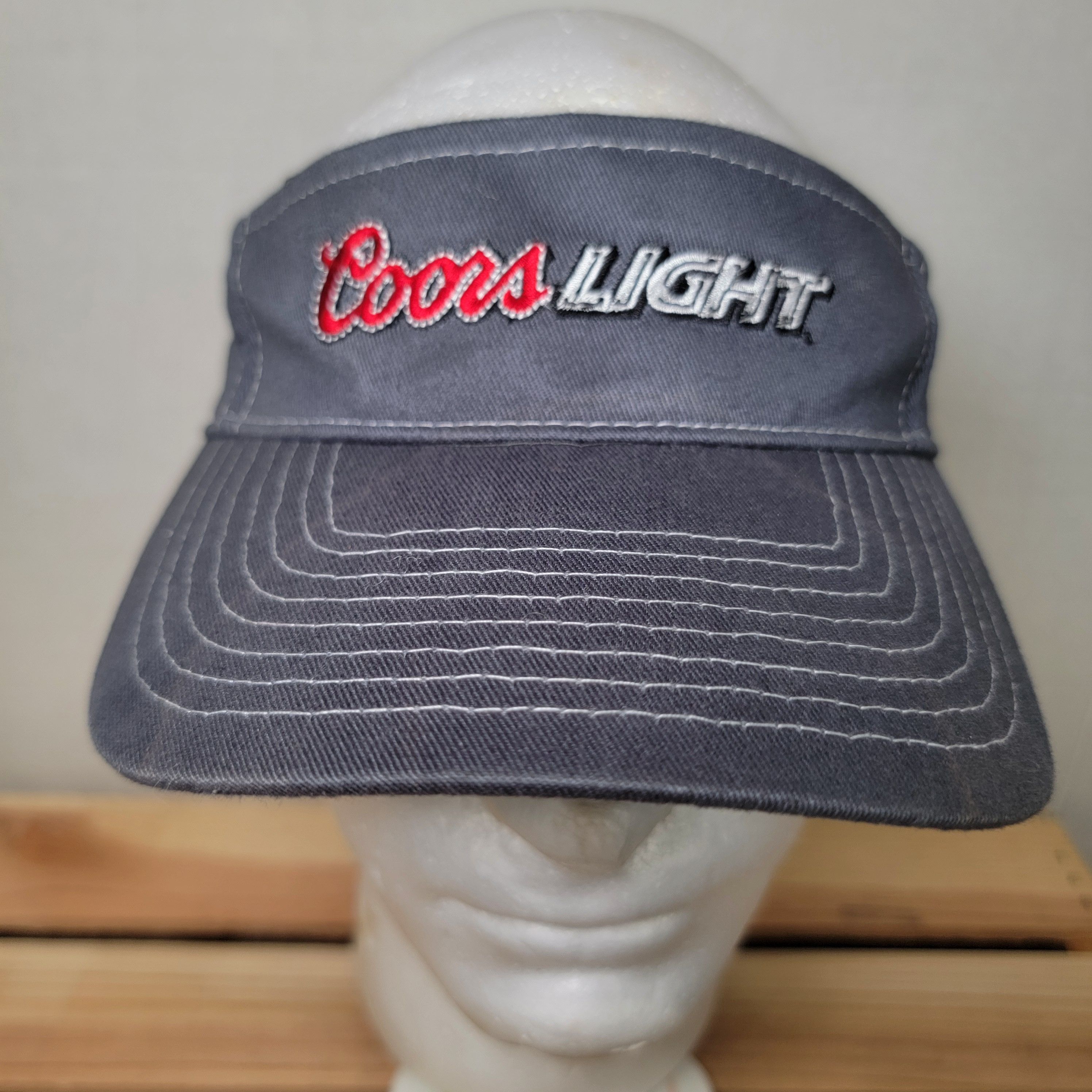 Other Coors Light Grey Adjustable Visor Size ONE SIZE - 1 Thumbnail